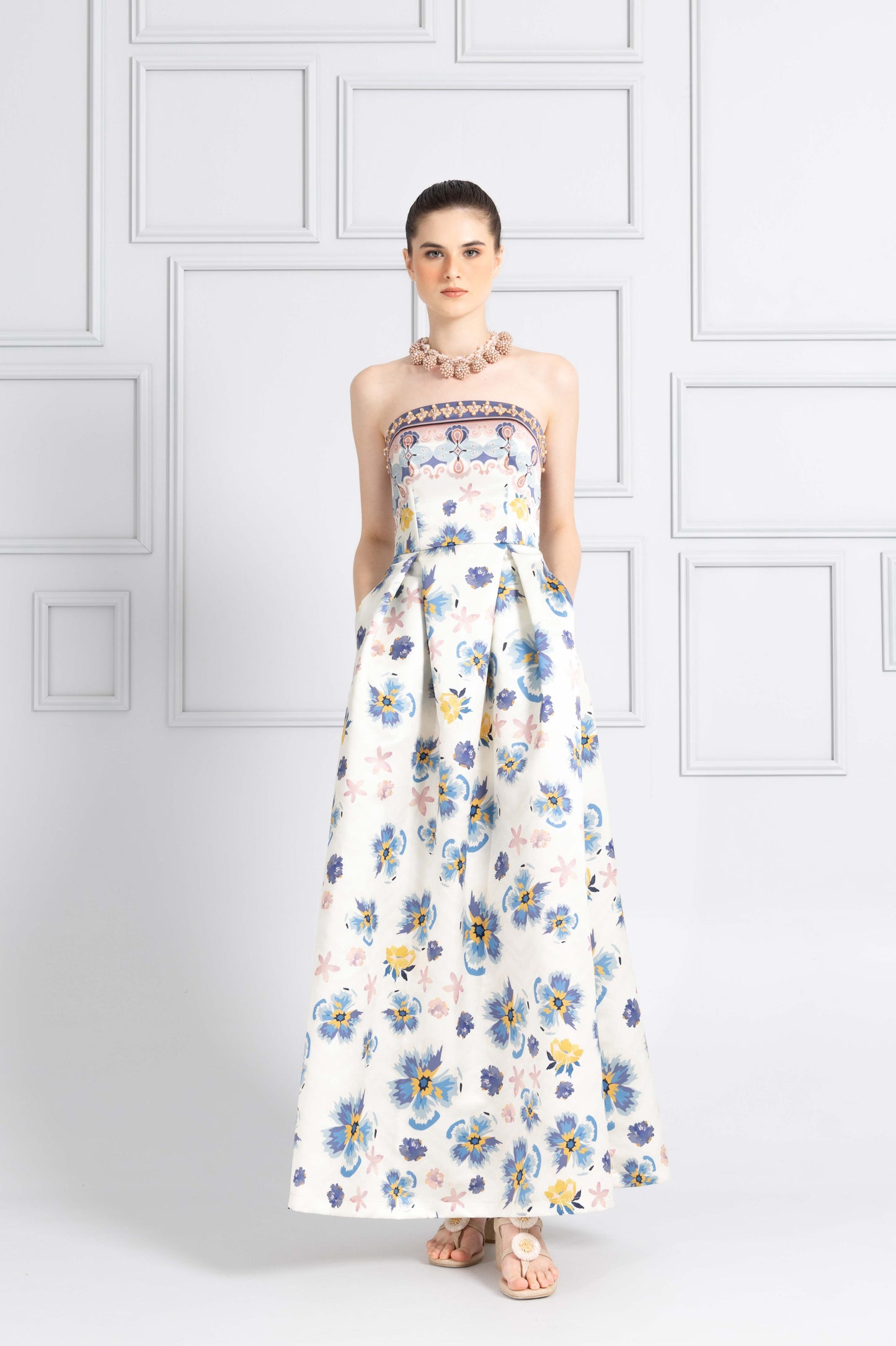 VT 8755 Bawi Duchess Bustier Ankle-dress