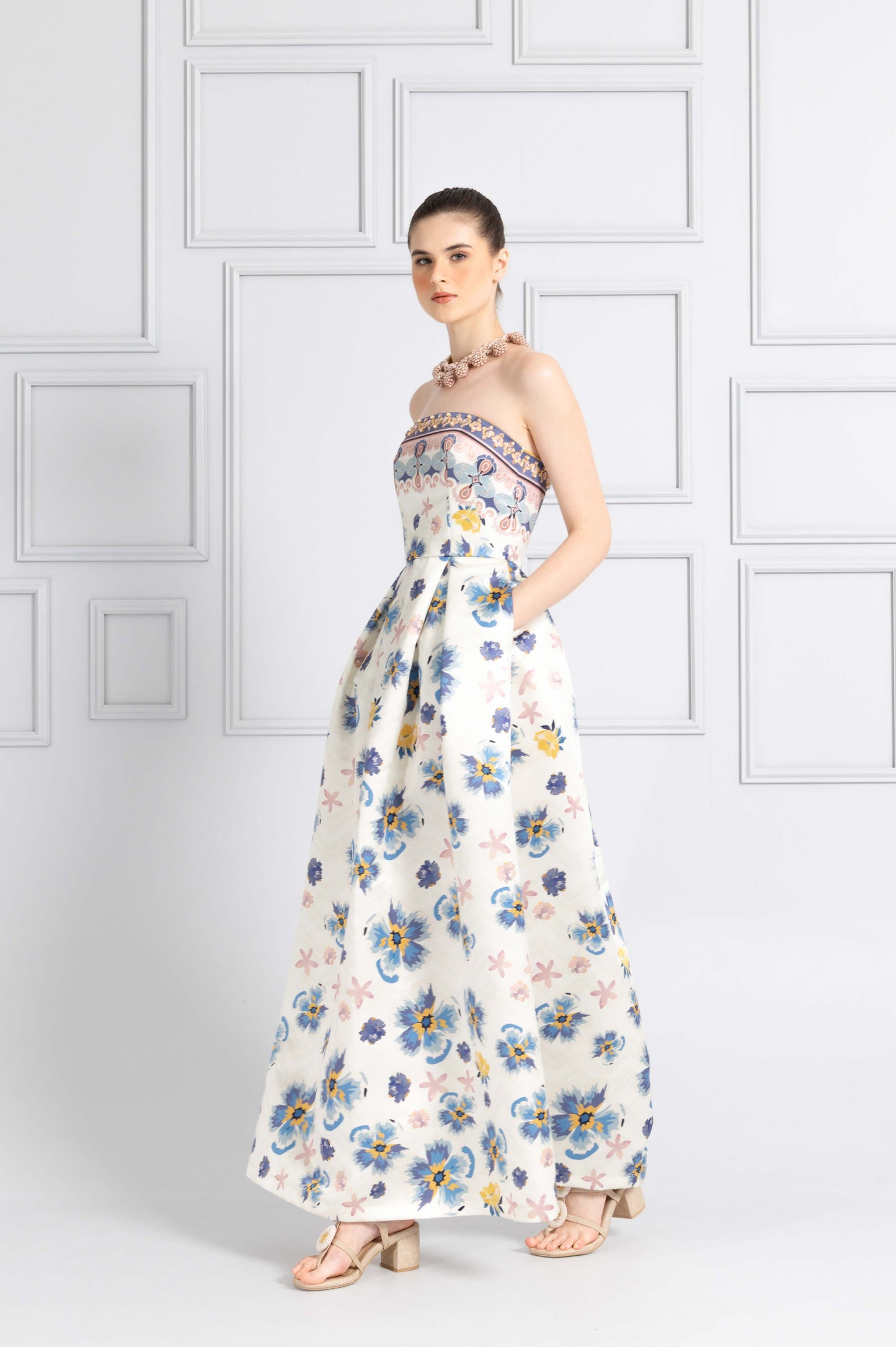 VT 8755 Bawi Duchess Bustier Ankle-dress