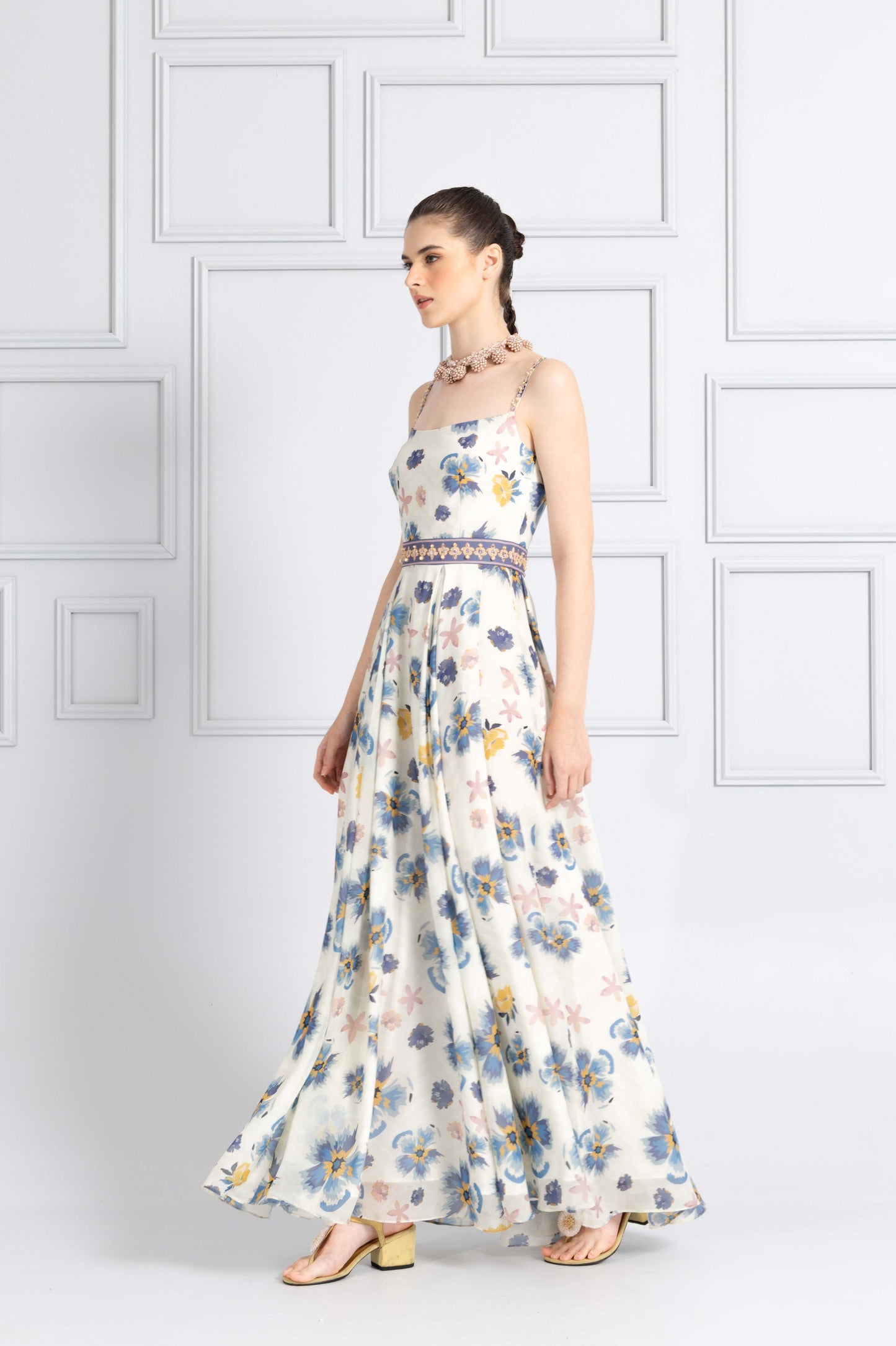 VT 8756 Bawi Chiffon Flared Ankle-dress