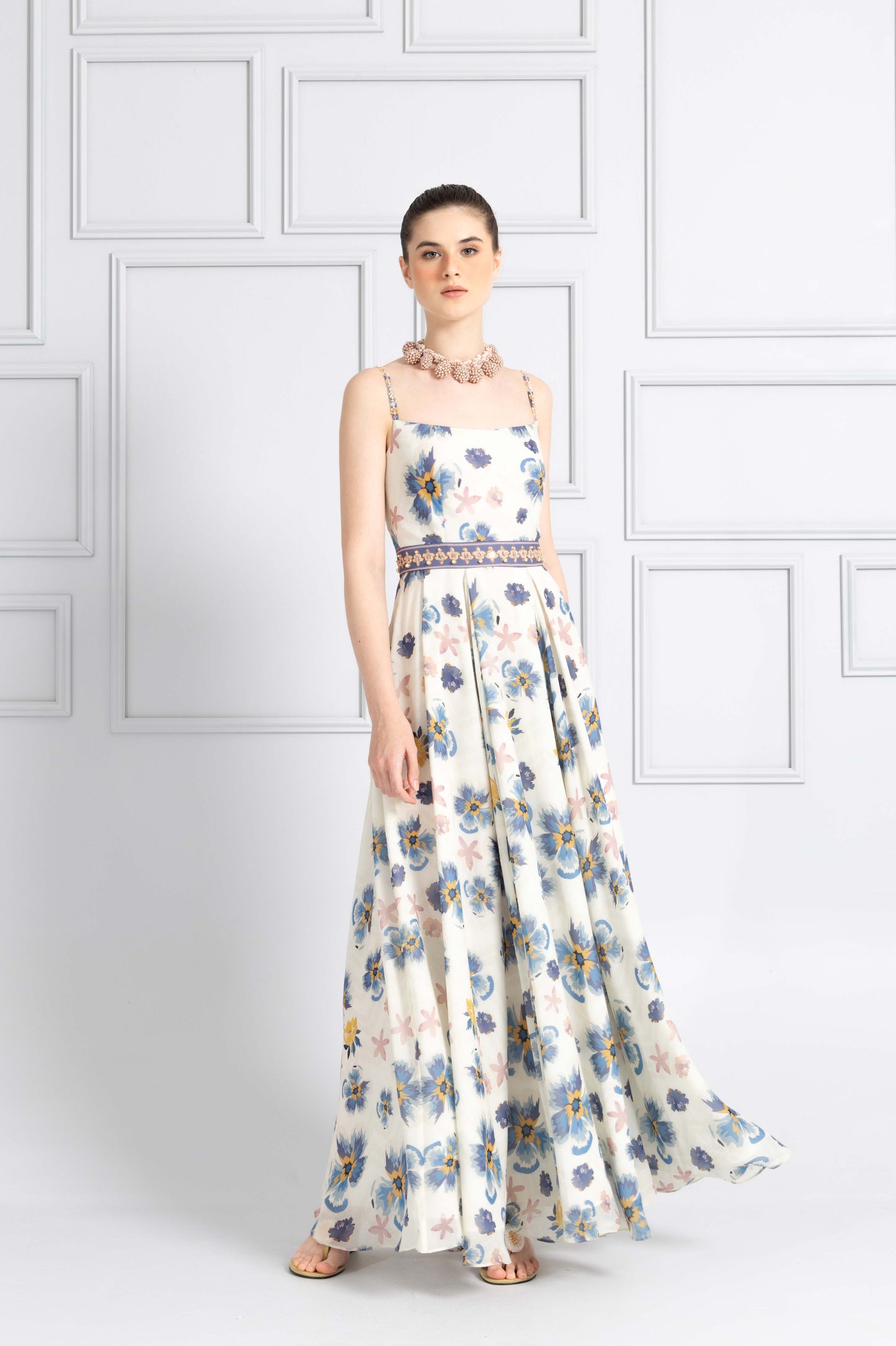 VT 8756 Bawi Chiffon Flared Ankle-dress