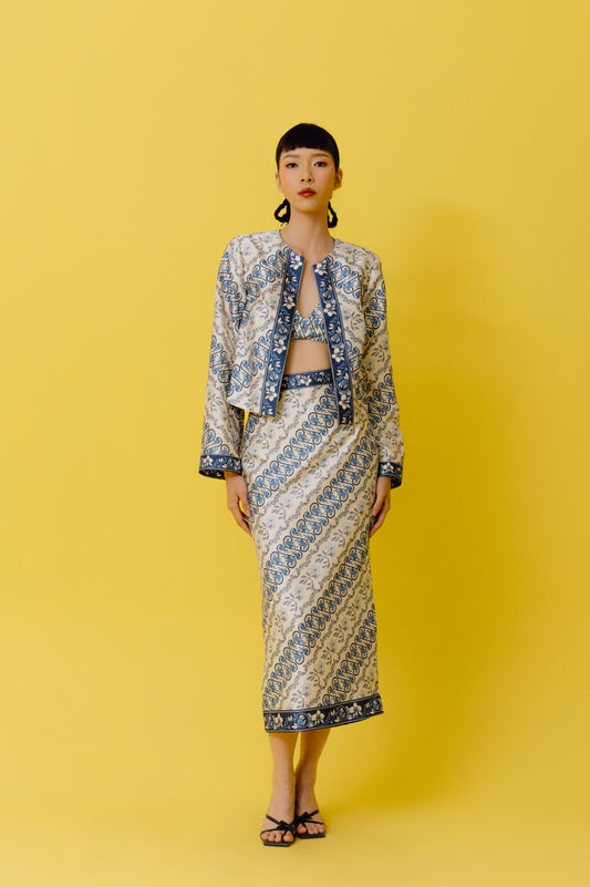 VT 8697-1 / VT 8699 Fen Shantung Jacket