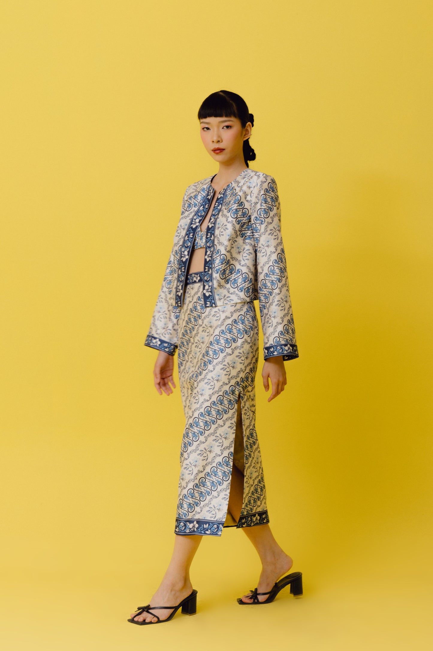 VT 8697-1 / VT 8699 Fen Shantung Jacket
