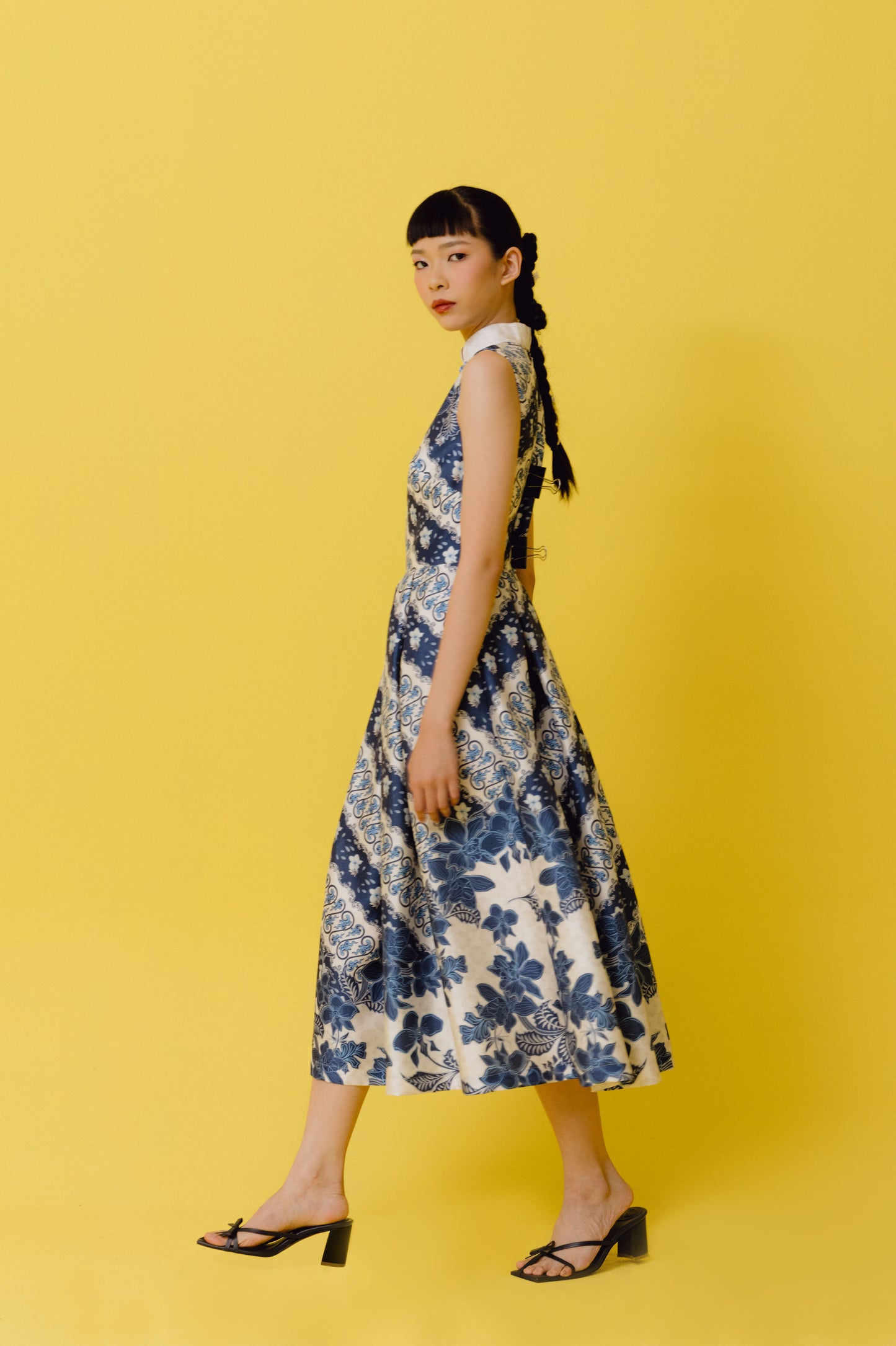 VT 8696 Diwei Midi-dress in Navy