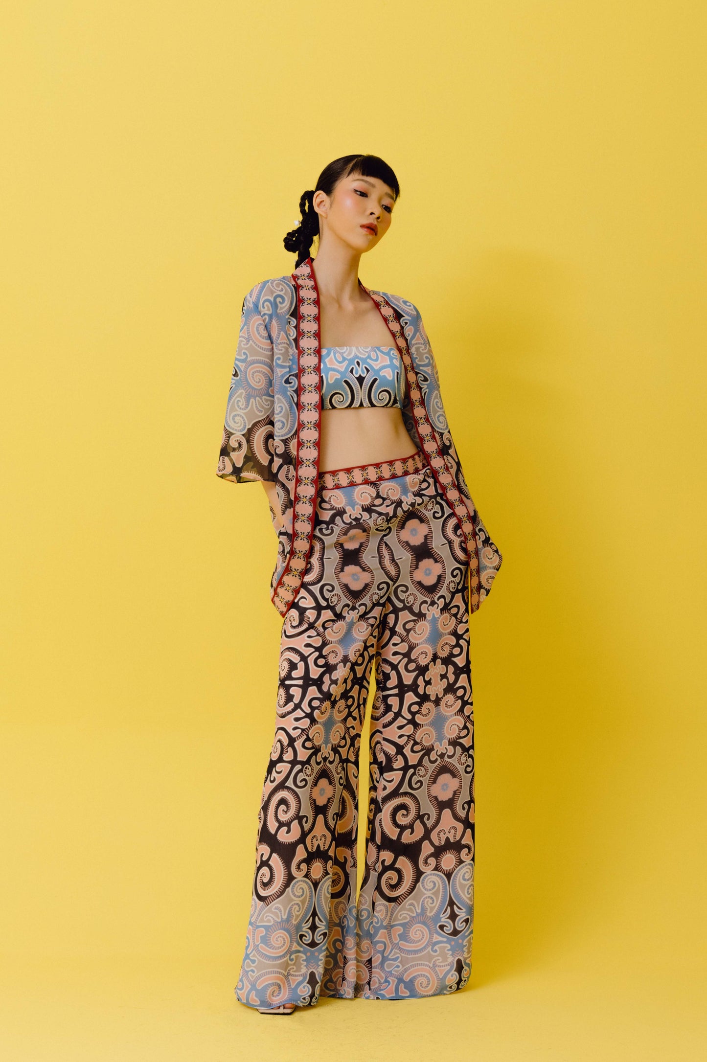 VT 8705 / VT 8689-5 Lian Chiffon Outer Set