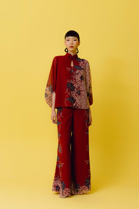 VT 8703 / VT 8689-3 Ying Chiffon Blouse Set
