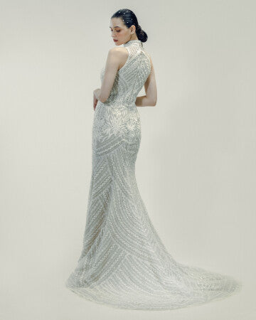 MoW 004 Mermaid Full Patterned Lace
