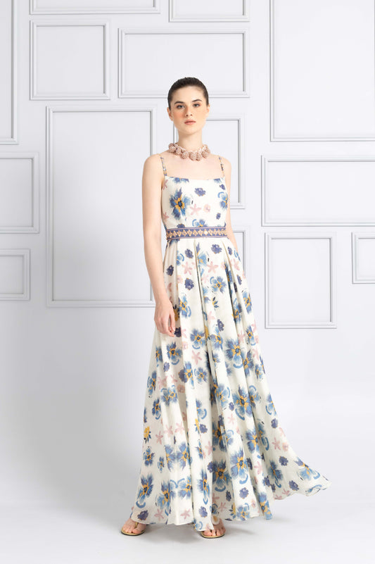 VT 8756 Bawi Chiffon Flared Ankle-dress