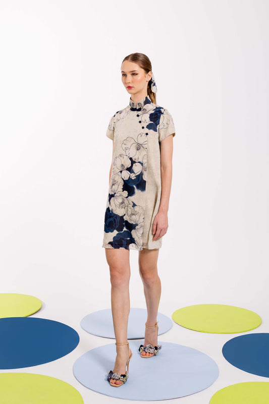 VT 8796 WUNGA Chiffon Mini Dress