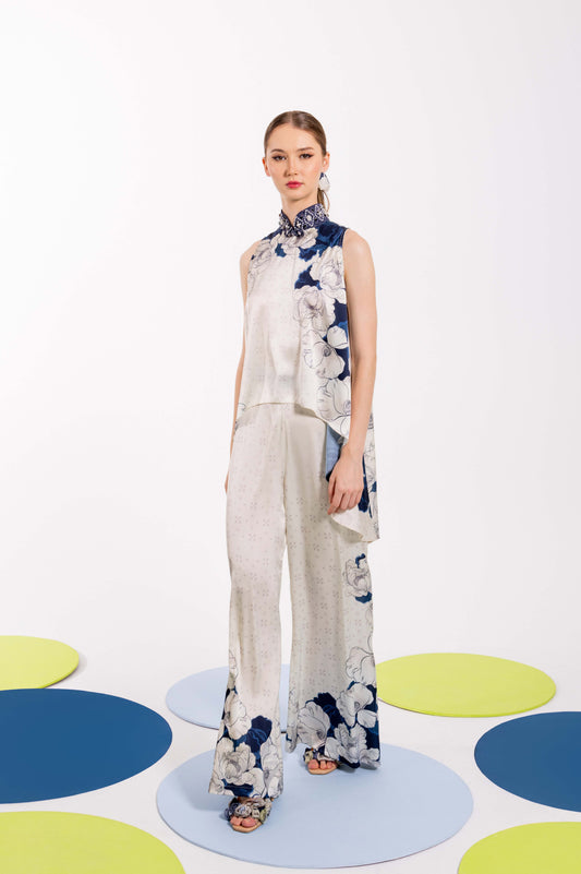 VT 8795 / VT 8776-2 WUNGA Satin Halter Top Set