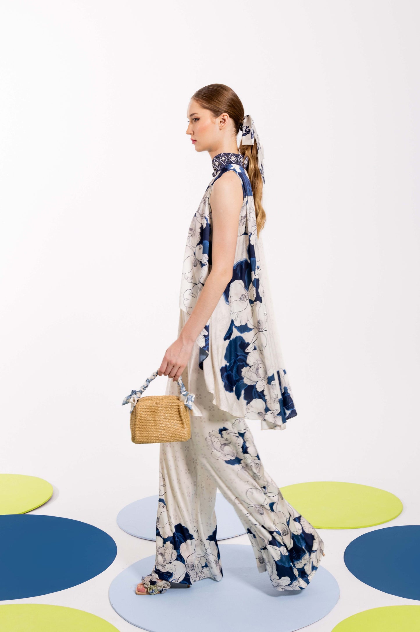 VT 8795 / VT 8776-2 WUNGA Satin Halter Top Set