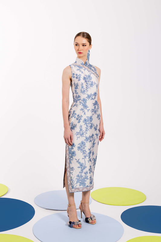 VT 8802-2 GREKA QiPao in Cyan