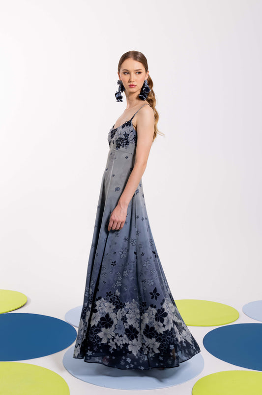 VT 8773 RUNI Chiffon Strap Ankle-dress