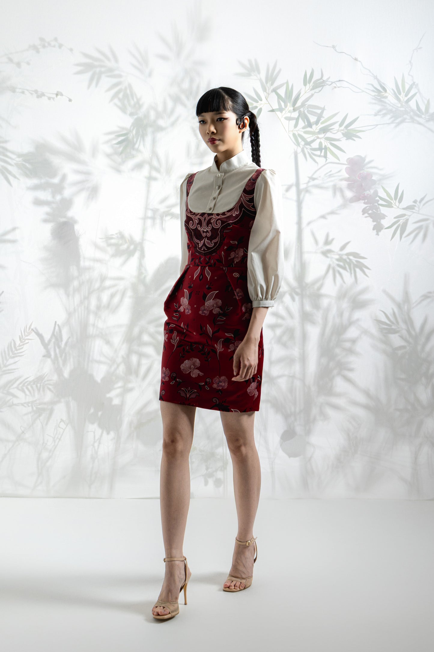 VT 8790-1 Hong Mikado Mini Dress