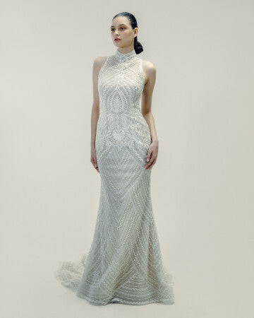 MoW 004 Mermaid Full Patterned Lace
